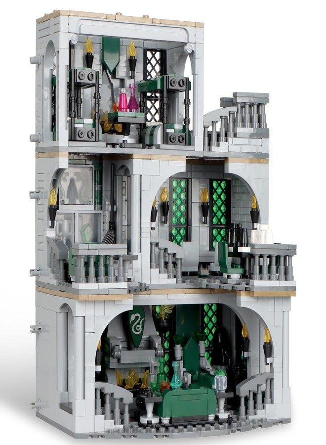 Vziimo Common Room and Dorm Building Set, MOC Slthrin House Model Kit from The Movie, Collectible Idea Hary Gift for Teens Adults 14+ (1388pcs) - Image 1